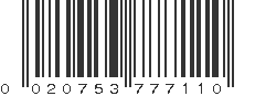 UPC 020753777110