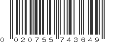 UPC 020755743649