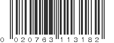 UPC 020763113182