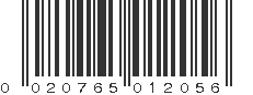 UPC 020765012056