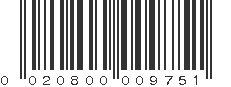 UPC 020800009751