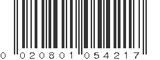 UPC 020801054217