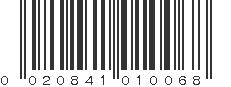 UPC 020841010068