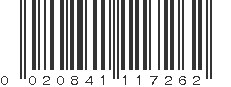 UPC 020841117262