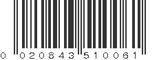 UPC 020843510061