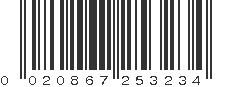 UPC 020867253234