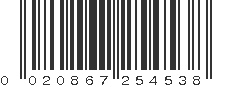 UPC 020867254538