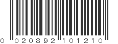 UPC 020892101210