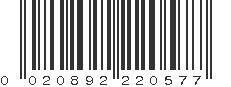 UPC 020892220577