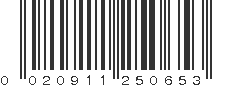 UPC 020911250653