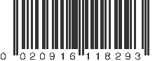 UPC 020916118293