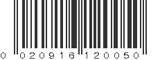 UPC 020916120050