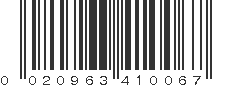 UPC 020963410067