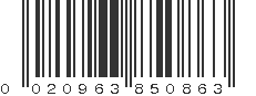 UPC 020963850863