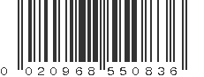 UPC 020968550836