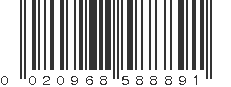 UPC 020968588891