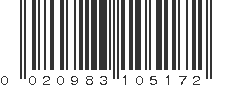 UPC 020983105172