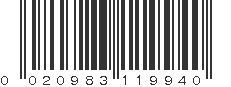 UPC 020983119940