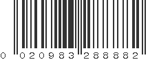 UPC 020983288882