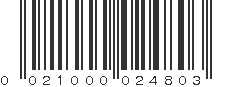 UPC 021000024803