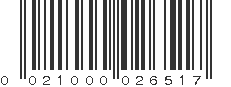 UPC 021000026517