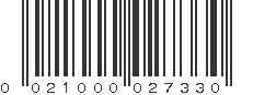 UPC 021000027330