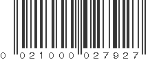 UPC 021000027927