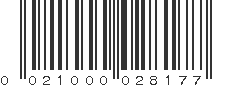 UPC 021000028177