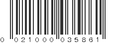 UPC 021000035861