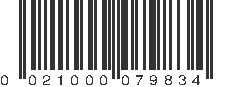 UPC 021000079834