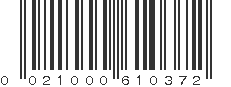 UPC 021000610372