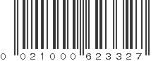 UPC 021000623327