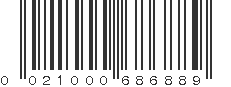 UPC 021000686889