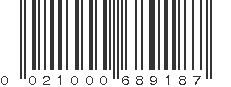 UPC 021000689187