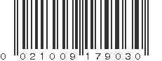 UPC 021009179030