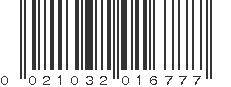 UPC 021032016777