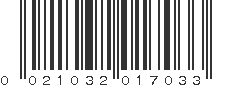 UPC 021032017033