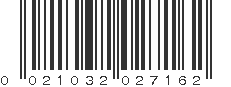 UPC 021032027162