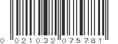 UPC 021032075781