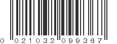 UPC 021032099367