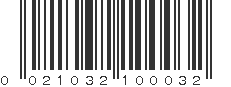 UPC 021032100032