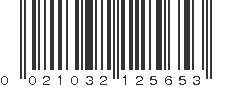 UPC 021032125653