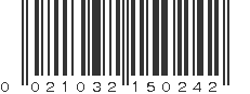 UPC 021032150242