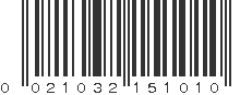 UPC 021032151010