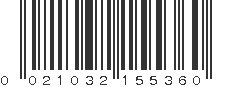 UPC 021032155360