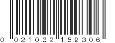 UPC 021032159306