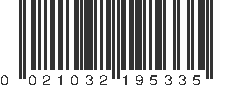 UPC 021032195335