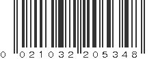 UPC 021032205348