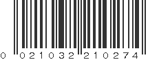 UPC 021032210274