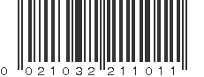 UPC 021032211011